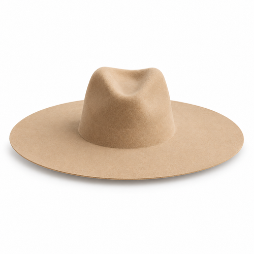 Wide Brim Wool Fedora Hat