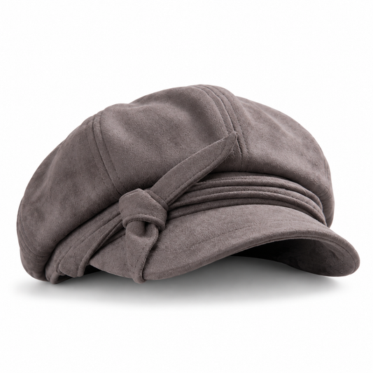 Textured Eight-Panel Newsboy Cap